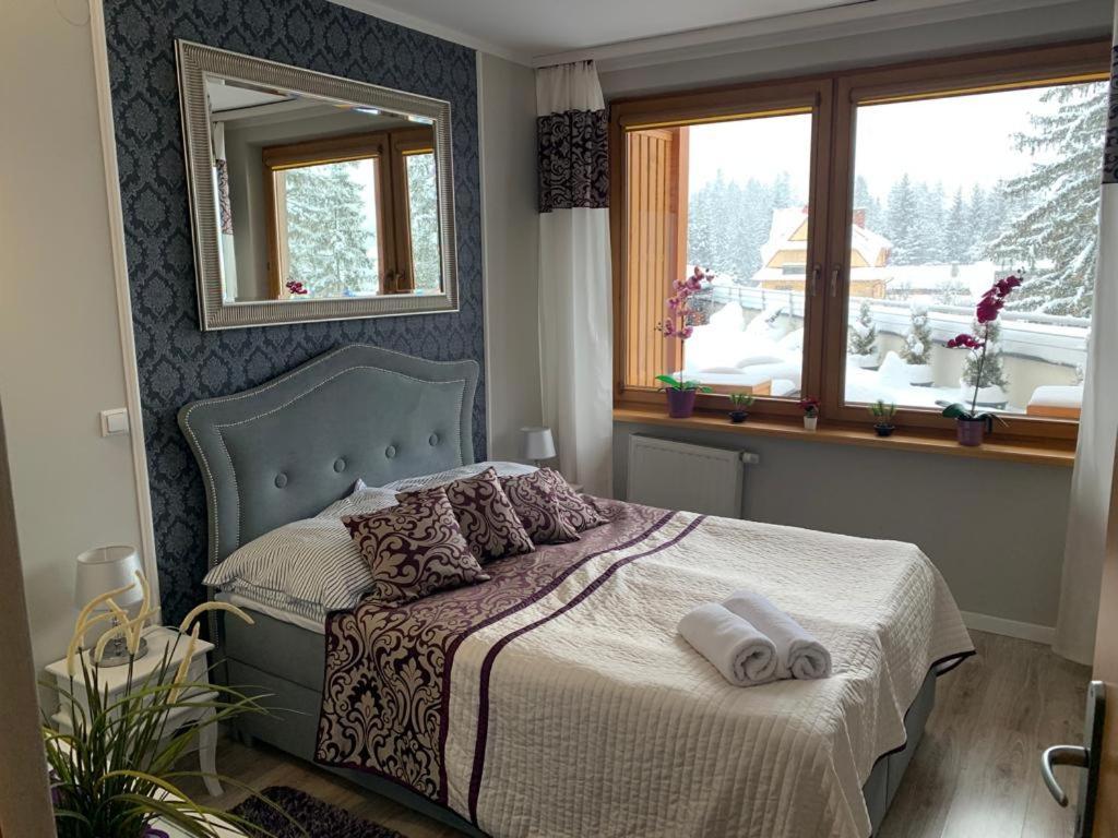 Apartament Zlote Tarasy Apartamentyzakopianskie Basen Sauna Jacuzzi زاكوباني المظهر الخارجي الصورة